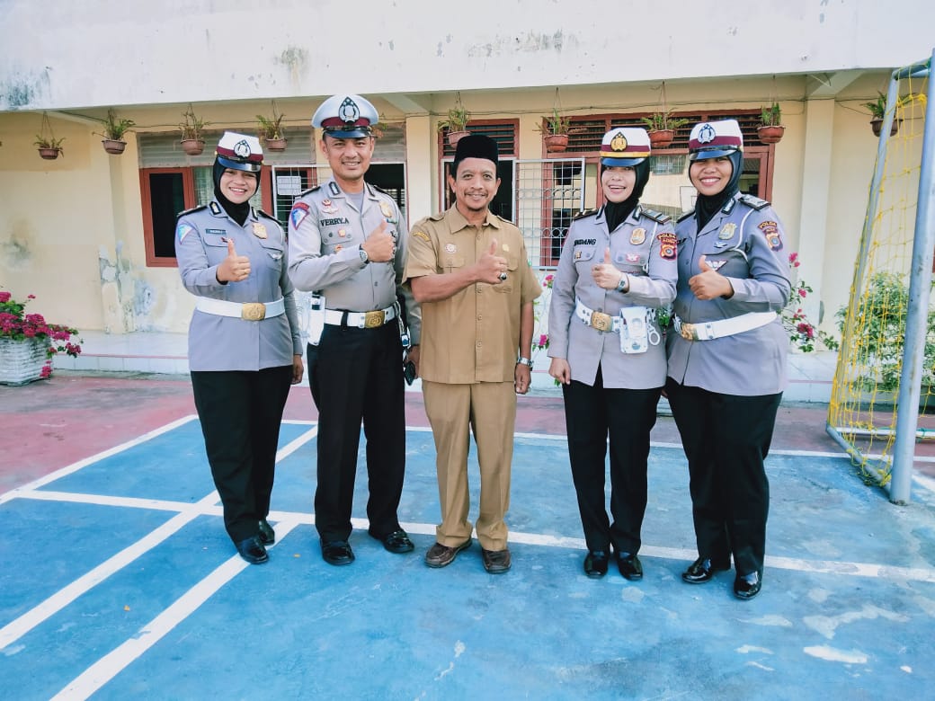 Ditlantas Polda Aceh Sosialisasi Tertib Lalu Lintas di SMA Adi Darma